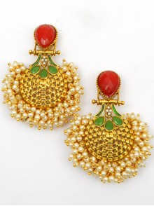 Polki Earrings